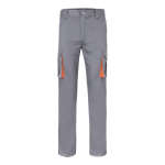 Pantalon de travail extensible multipoches bicolore 240 g/m² Velilla couleur orange deuxième vue