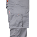 Pantalon de travail extensible multipoches bicolore 240 g/m² Velilla couleur orange cinquième vue