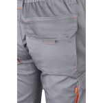 Pantalon de travail extensible multipoches bicolore 240 g/m² Velilla couleur orange sixième vue