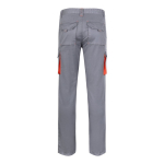 Pantalon de travail extensible multipoches bicolore 240 g/m² Velilla couleur orange