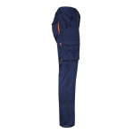 Pantalon de travail multipoches bicolore 240 g/m² Velilla couleur orange quatrième vue