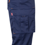 Pantalon de travail multipoches bicolore 240 g/m² Velilla couleur orange cinquième vue