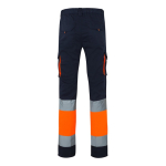 Pantalon de travail grande taille multipoches 240 g/m² Velilla couleur orange deuxième vue