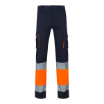 Pantalon de travail grande taille multipoches 240 g/m² Velilla couleur orange