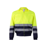 Veste de travail en grande taille en sergé bicolore 210 g/m² Velilla couleur jaune deuxième vue