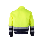 Veste de travail en grande taille en sergé bicolore 210 g/m² Velilla couleur jaune