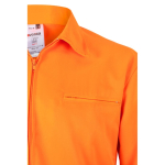 Veste de travail en grande taille en sergé bicolore 210 g/m² Velilla couleur orange cinquième vue