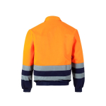 Veste de travail en grande taille en sergé bicolore 210 g/m² Velilla couleur orange