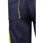 Bermuda de travail bicolore en coton et polyester 240 g/m² Velilla couleur jaune Septième vue