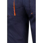 Bermuda de travail bicolore en coton et polyester 240 g/m² Velilla couleur orange Septième vue