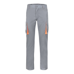 Pantalon de travail en sergé avec plusieurs poches 200 g/m² Velilla couleur orange deuxième vue