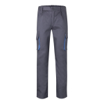 Pantalon de travail en sergé avec plusieurs poches 200 g/m² Velilla couleur bleu ciel deuxième vue