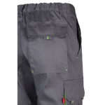 Pantalon de travail multipoches en coton et polyester 200 g/m² Velilla couleur vert sixième vue