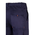 Pantalon de travail multipoches en coton et polyester 200 g/m² Velilla couleur orange sixième vue