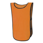 Chasuble de sport multicolore avec élastiques pour enfants couleur orange première vue