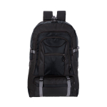 Sac à dos de voyage avec plusieurs poches intérieures et extérieures couleur noir première vue