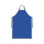 Tablier en matériau imperméable avec rubans assortis 320 g/m² couleur bleu première vue