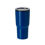 Gobelet en acier inoxydable à double paroi avec doseur 580 ml couleur bleu première vue