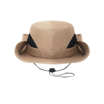Chapeau en polyester style safari avec cordon ajustable couleur kaki première vue