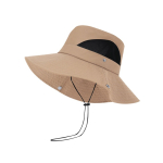 Chapeau en polyester style safari avec cordon ajustable deuxième vue