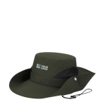 Chapeau en polyester style safari avec cordon ajustable vue principale