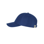 Casquette ajustable en polyester RPET avec boucle métallique UV50  troisième vue
