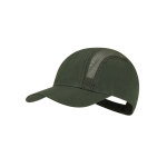 Casquette de sport en microfibre avec panneaux respirants couleur vert foncé première vue