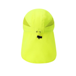 Casquette fluorescente ajustable et respirante avec rabat arrière  troisième vue