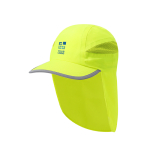 Casquette fluorescente ajustable et respirante avec rabat arrière vue principale