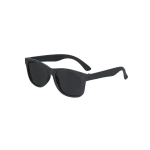 Lunettes de soleil pour enfants en fibre de blé avec verres noirs couleur noir première vue