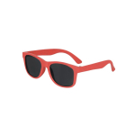 Lunettes de soleil pour enfants en fibre de blé avec verres noirs couleur rouge première vue