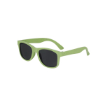 Lunettes de soleil pour enfants en fibre de blé avec verres noirs couleur vert première vue