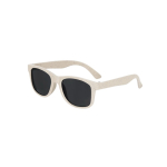 Lunettes de soleil pour enfants en fibre de blé avec verres noirs couleur naturel première vue