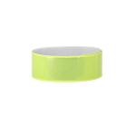Bracelet réfléchissant avec impression à ajustement automatique couleur jaune première vue