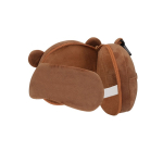 Kit repose-tête et masque de sommeil pour enfant dans un étui ours  troisième vue