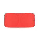 Grand pare-soleil pliable en polyester, plusieurs coloris 150 x 70 cm couleur rouge première vue