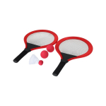 Set de 2 raquettes avec 2 balles assorties et volant pour l’extérieur deuxième vue