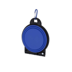 Double gamelle de 450 ml chacune pour animaux avec mousqueton couleur bleu première vue
