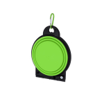 Double gamelle de 450 ml chacune pour animaux avec mousqueton couleur vert clair première vue