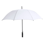Parapluie anti-vent en polyester RPET à ouverture automatique Ø120 couleur blanc première vue