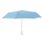 Parapluie pliable avec protection solaire UPF50+ et housse Ø96 couleur bleu ciel première vue