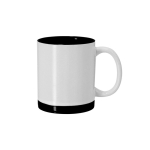 Tasse en céramique avec détails colorés pour sublimation 350 ml couleur noir première vue