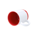 Tasse en céramique avec détails colorés pour sublimation 350 ml quatrième vue