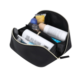 Trousse de toilette en PU avec grand compartiment et anse de transport quatrième vue