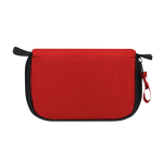 Kit de premiers secours avec 20 accessoires dans une trousse zippée couleur rouge première vue