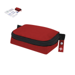 Kit de premiers secours avec 20 accessoires dans une trousse zippée