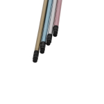 Crayon de couleur métallisé avec extrémités noires et mine noire  troisième vue