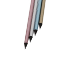 Crayon de couleur métallisé avec extrémités noires et mine noire quatrième vue