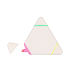 Marqueur triangulaire en fibre de blé avec 3 couleurs différentes  troisième vue