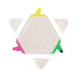 Marqueur triangulaire en fibre de blé avec 3 couleurs différentes quatrième vue